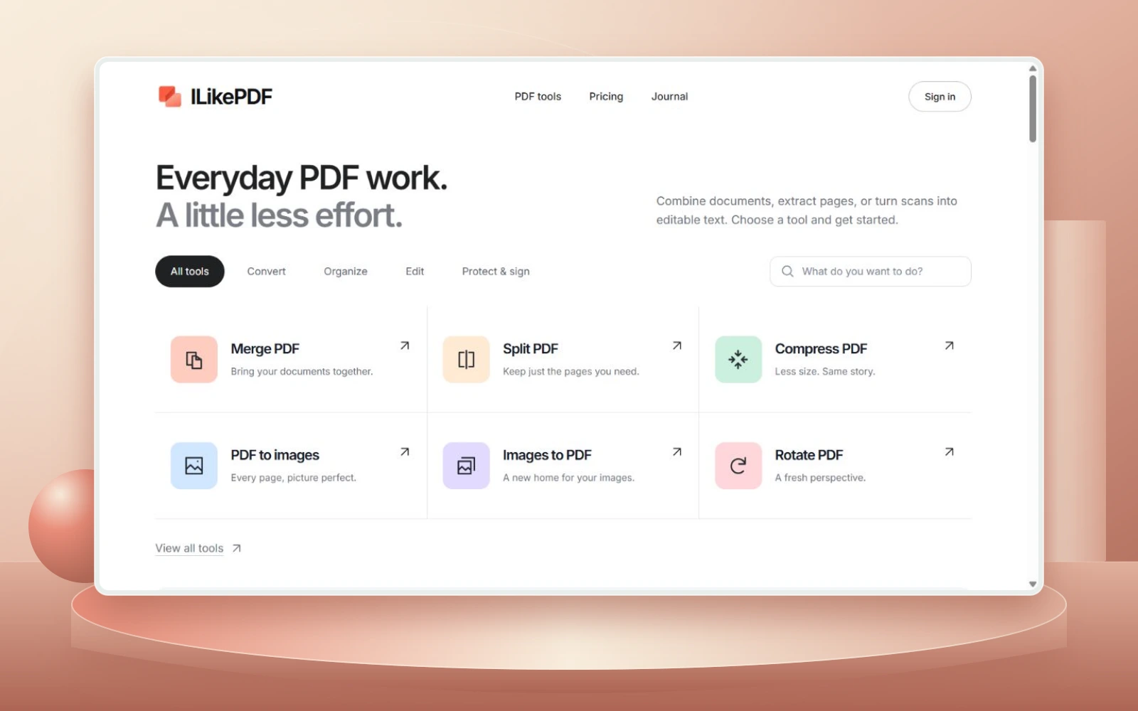 ILikePDF — composed project preview