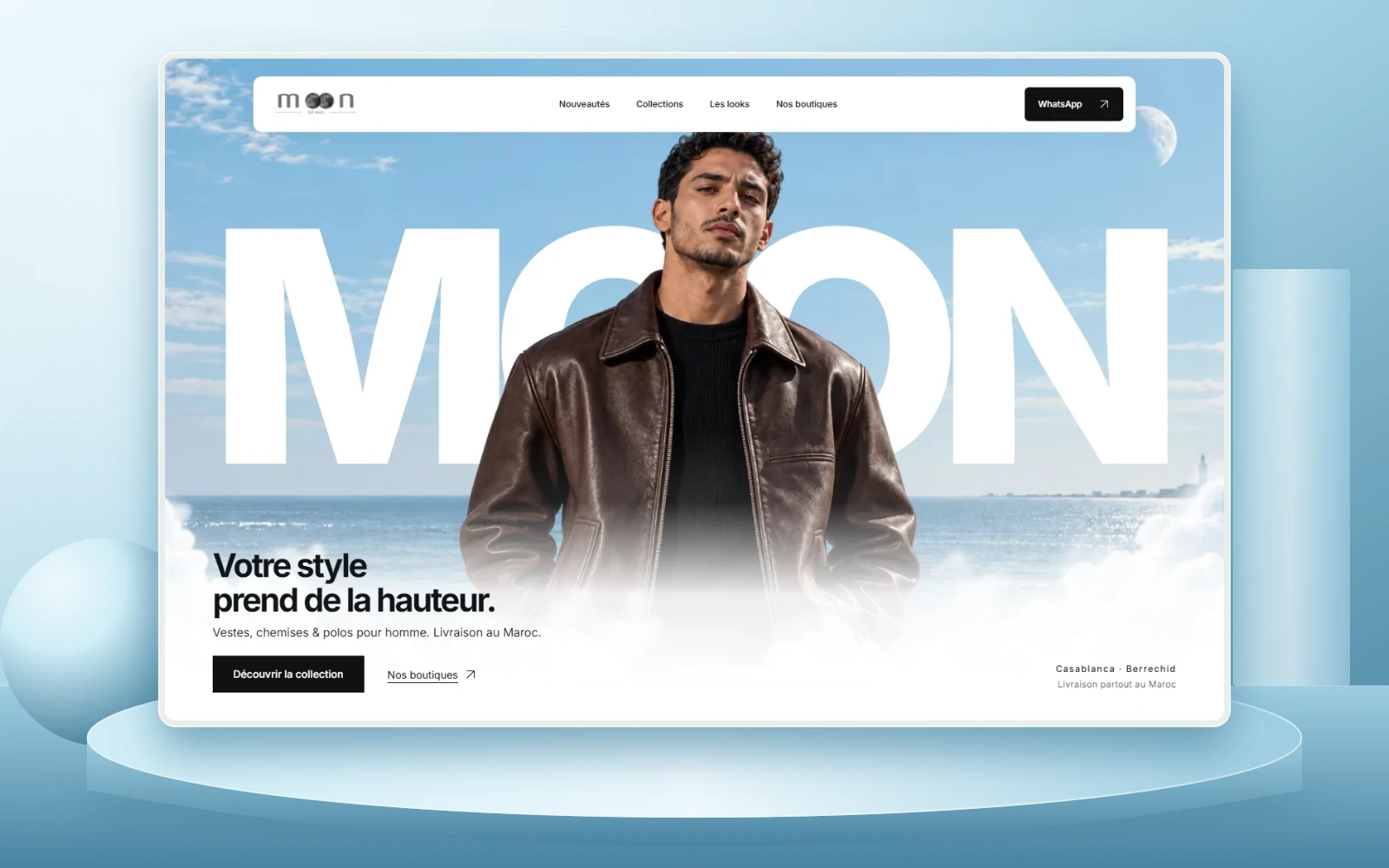 Moon Clothing — composed project preview